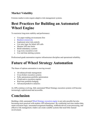 Retry Wheel Building a Fully Automated Wheel Strategy Execution Engine for Modern ...