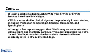 Canine Parvo in Pet Animal_Complete Review | PPTX