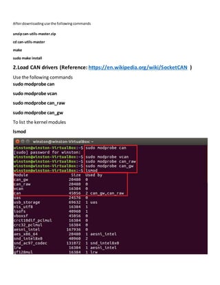 CAN in linux | DOCX