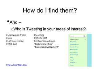 Can I Use Twitter to Help My Career - TweetCamp San Antonio