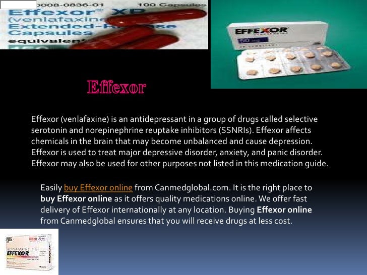 Buying effexor online