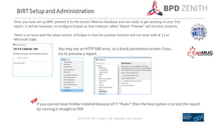 Maximo Training.pdf Canadian Maximo User Group Technical Training - Maximo Reporting 201 | PDF