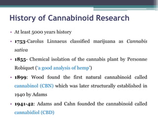 Cannabinoids | PPTX