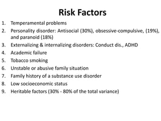 Internalizing Dis Cannabis related health issues | PPTX