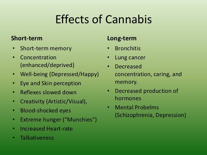 klonopin side effects long-term marijuana use