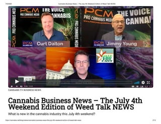 Cannabis Business News Today - Holiday Edition