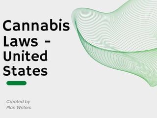 Cannabis
Laws -
United
States
Created by
Plan Writers
 