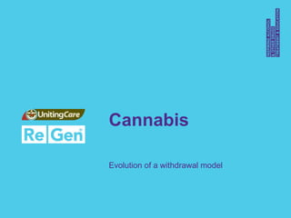 Cannabis
Evolution of a withdrawal model
 