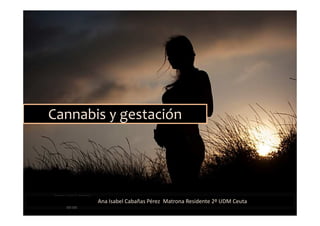 Cannabis y gestación




       Ana Isabel Cabañas Pérez Matrona Residente 2º UDM Ceuta
 