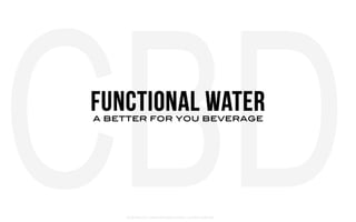 Cannaki CBD Water / Functional Beverages