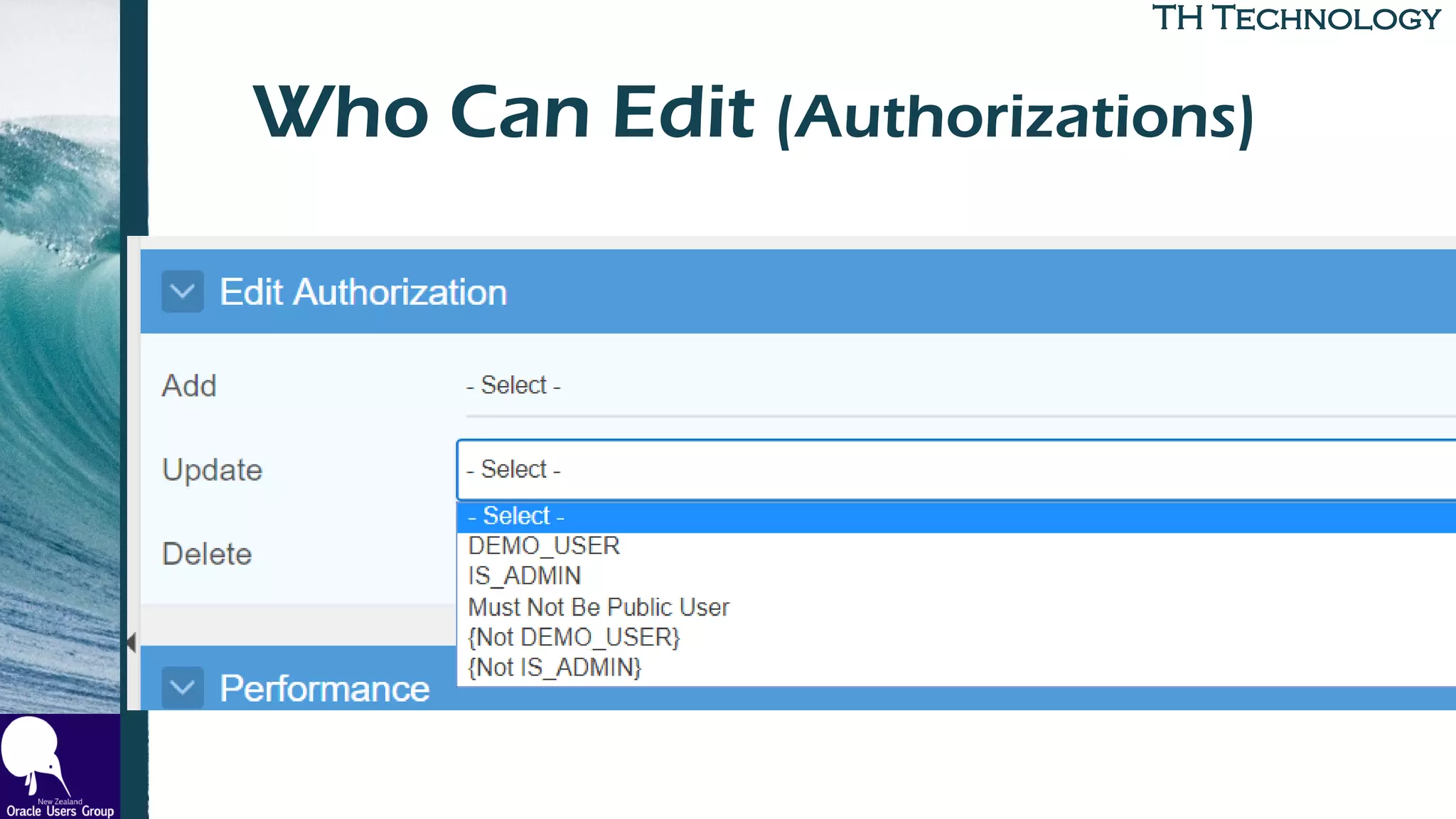 TH TechnologyTH Technology
Who Can Edit (Authorizations)
 