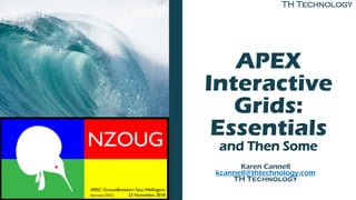 APEX Interactive Grids: Essentials and Then Some, Part 1 | PDF
