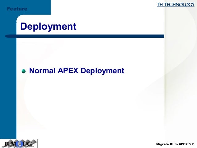 5 apex report pivot Migrate APEX BI to 5