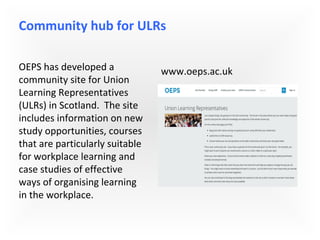 Open Learning, Social Learning - exploring the collective use of OER