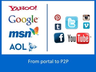 From portal to P2P
 
