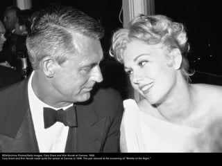 RDA/Archive Photos/Getty Images. Cary Grant and Kim Novak at Cannes, 1959
Cary Grant and Kim Novak made quite the splash a...