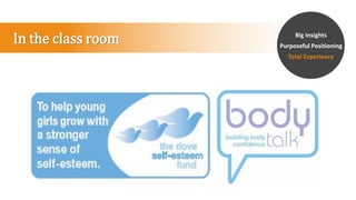 In the class room Big Insights
Purposeful Positioning
Total Experience
 