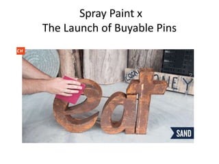 Spray Paint x
The Launch of Buyable Pins
 