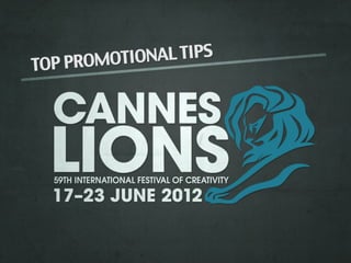 Cannes lions slide share