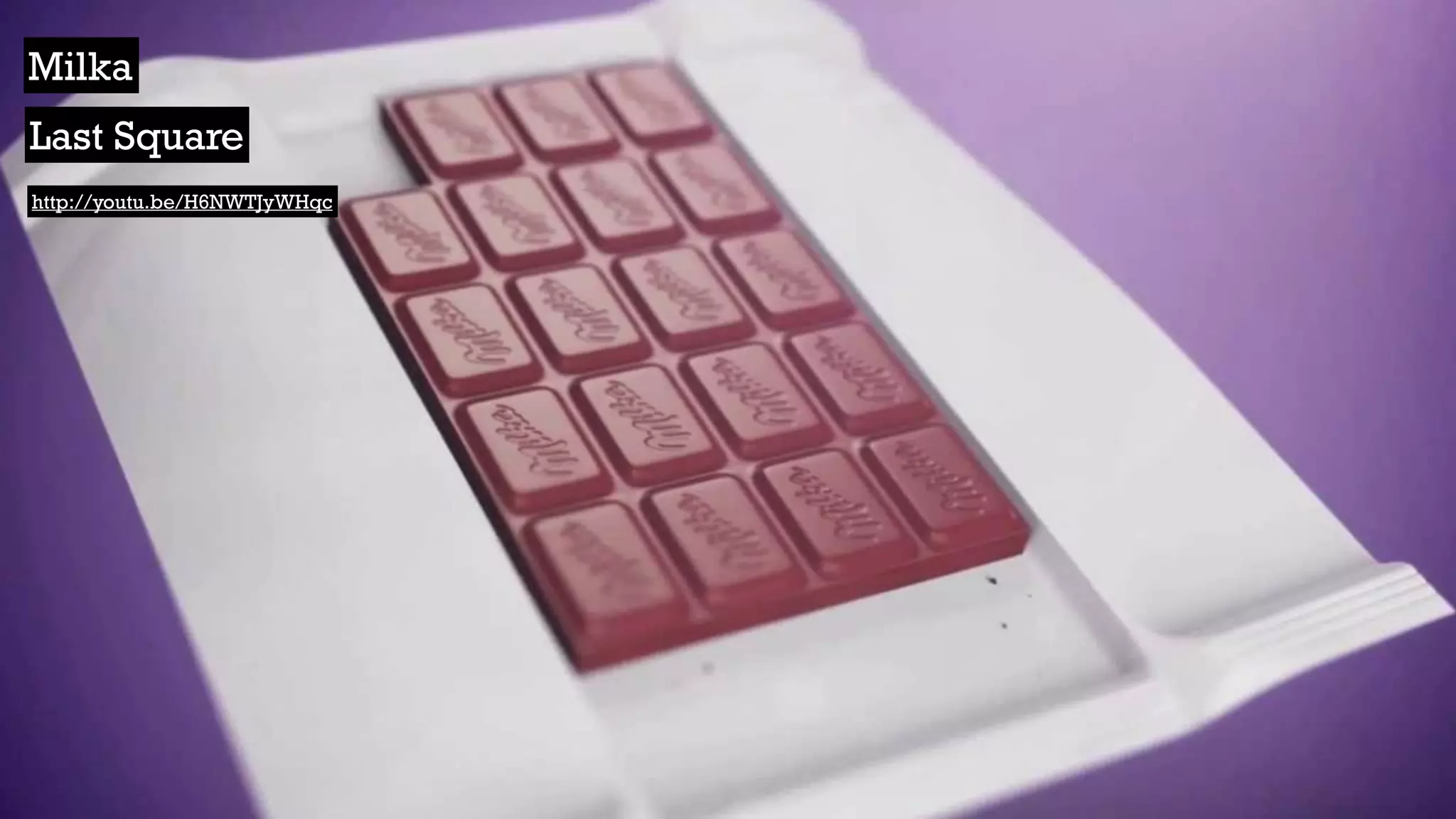http://youtu.be/H6NWTJyWHqc
Milka
Last Square
 