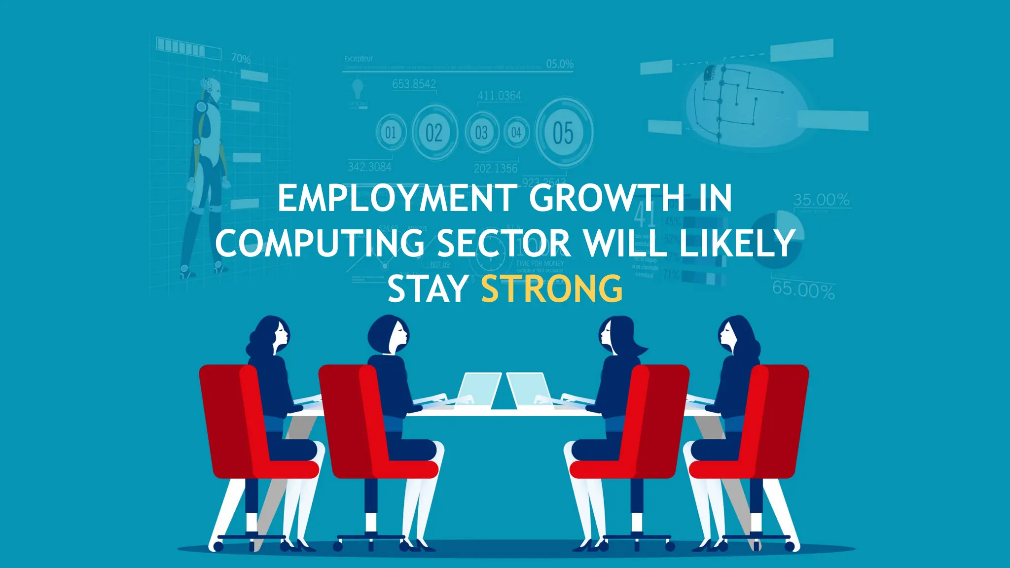 EMPLOYMENT GROWTH IN
COMPUTING SECTOR WILL LIKELY
STAY STRONG
 