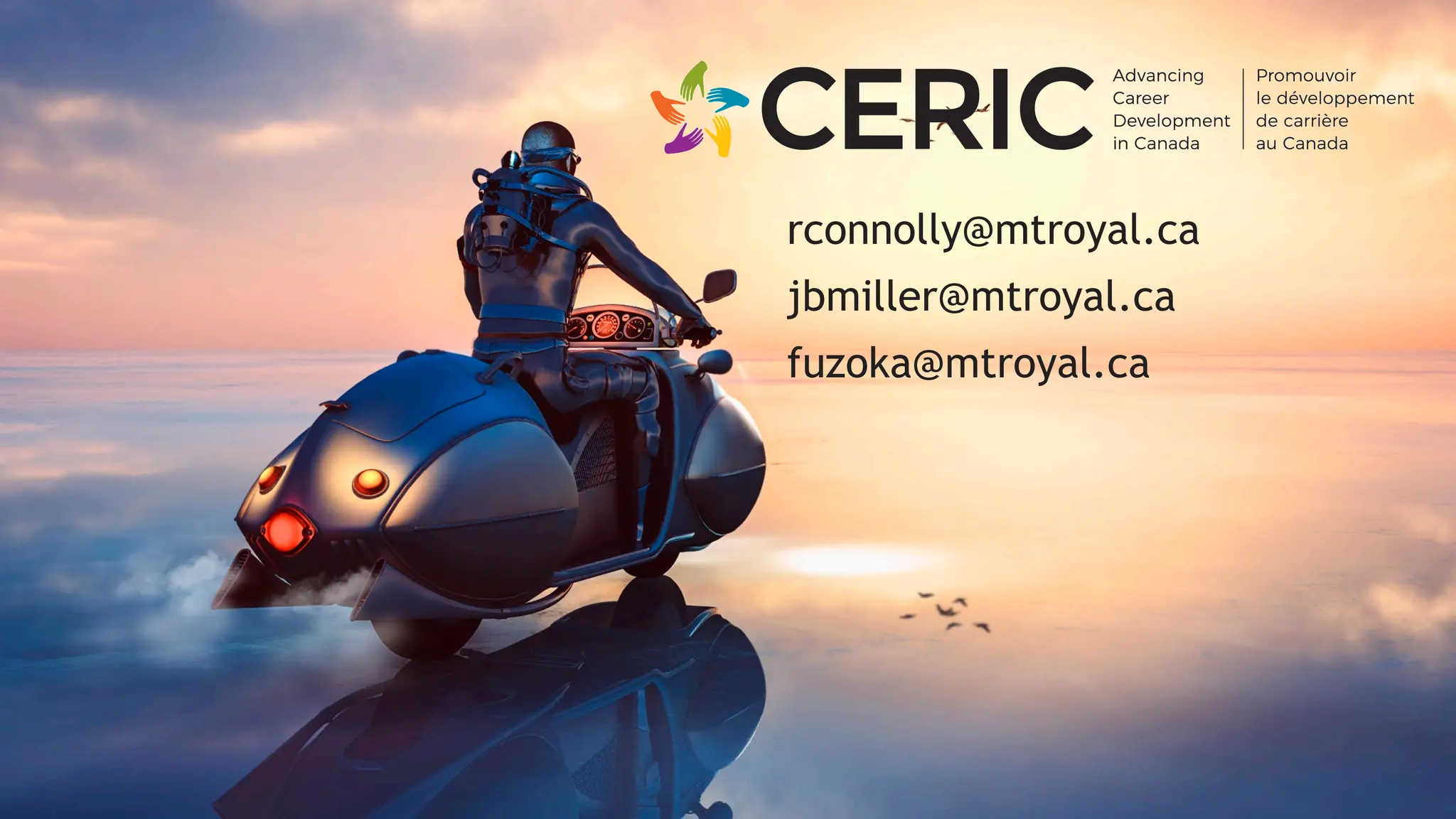 rconnolly@mtroyal.ca
jbmiller@mtroyal.ca
fuzoka@mtroyal.ca
 