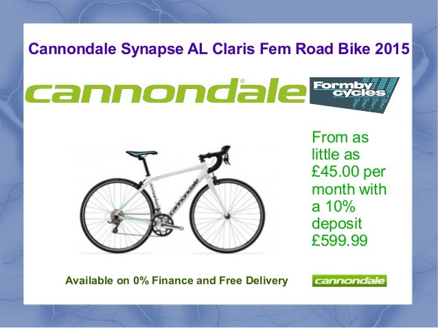 cannondale synapse claris women's bike