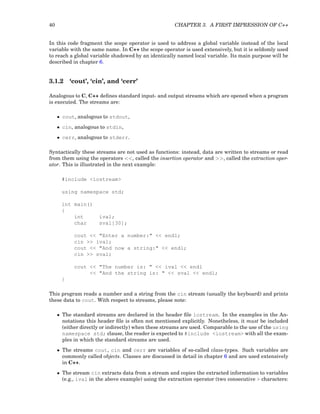 C++ annotations version | PDF