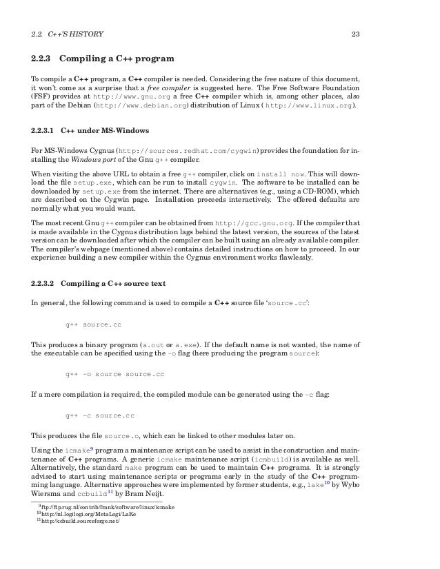 C++ annotations version