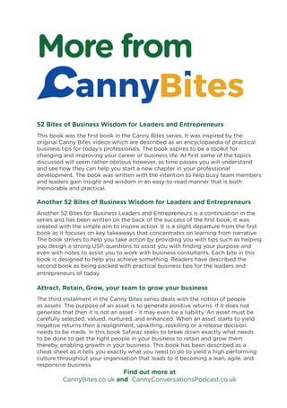 Canny Bites Book 4 - successfully scale up or exit your business  -  A BLUEPRINT for scaling up