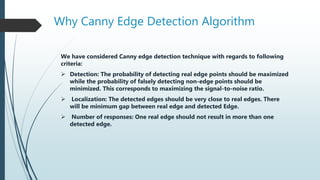 Canny Edge Detection | PPTX | 3-D Graphics | Computer Software and ...