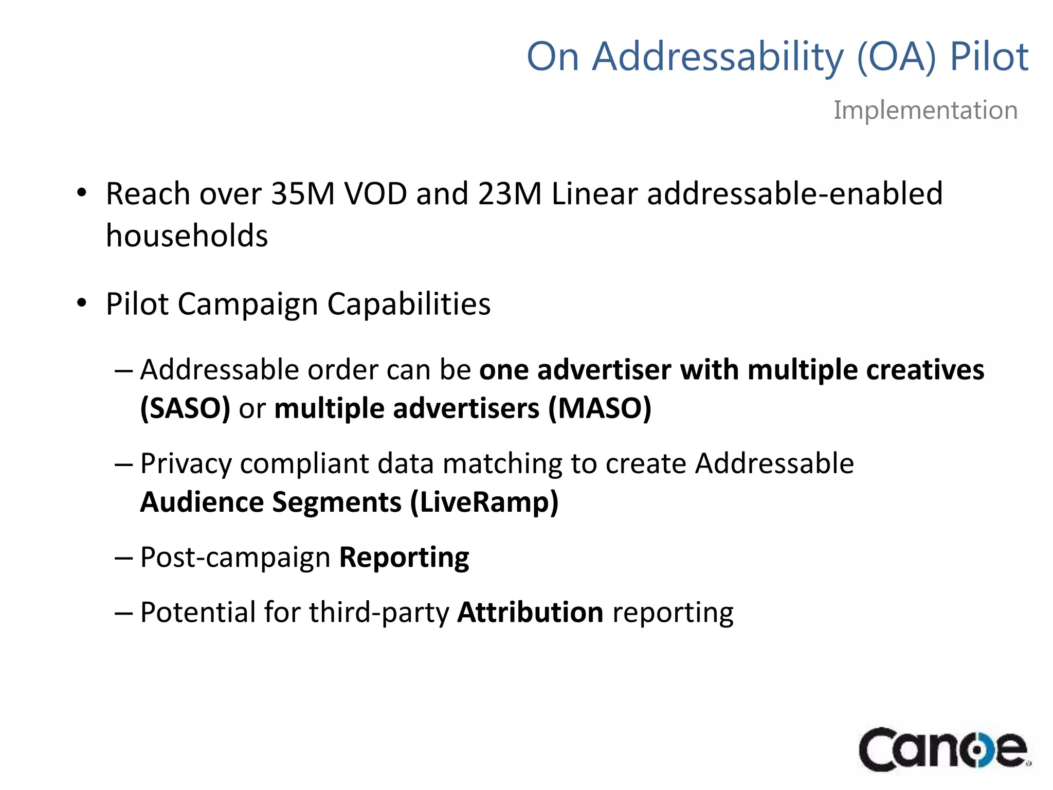 Video on Demand, Programmatic VOD, and Addressable TV | PPT