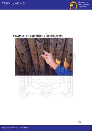 228
FIGURA III – 07. CORROSIÓN E INCRUSTACIÓN.
 
