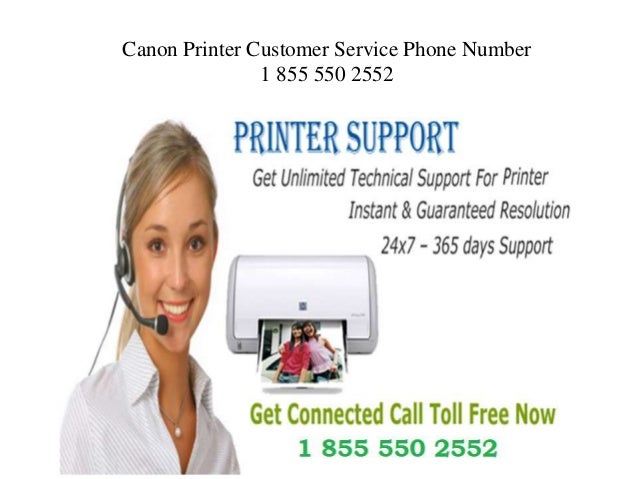 canon customer service phone number