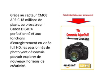 canon 550d prix occasion