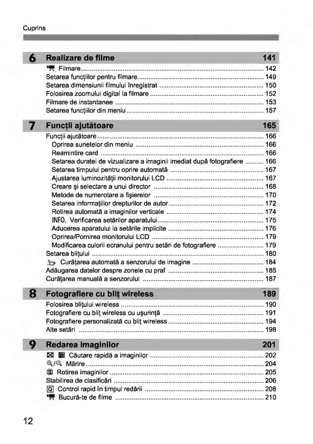 Canon eos 600d Manual de Utilizare in Limba Romana PDF