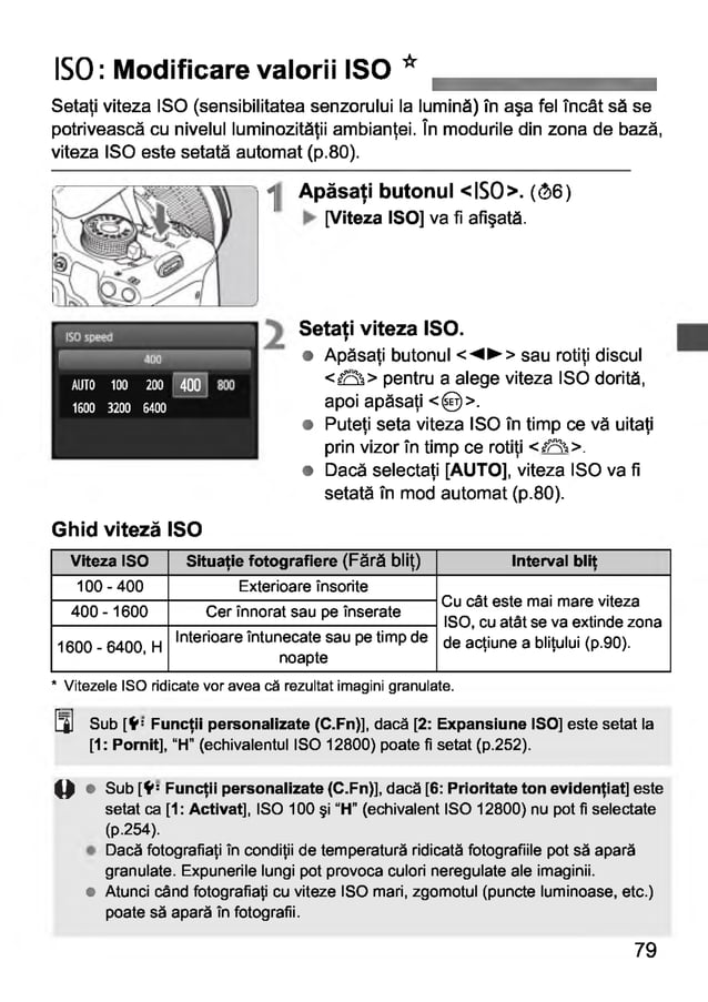 Canon eos 600d Manual de Utilizare in Limba Romana PDF