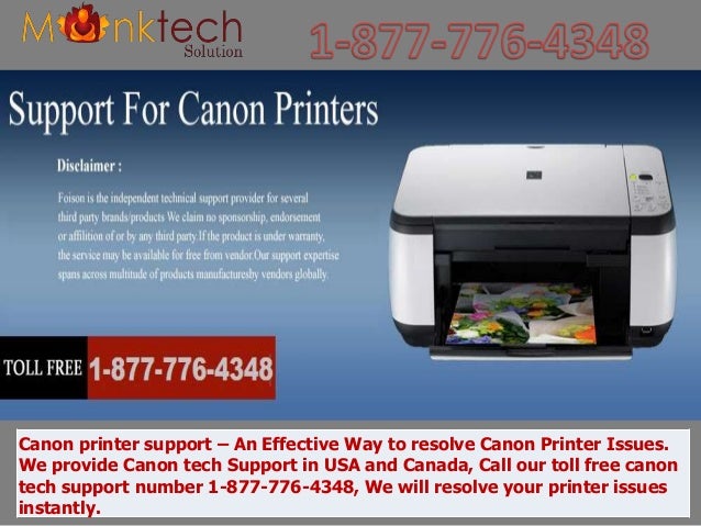 canon customer service phone number