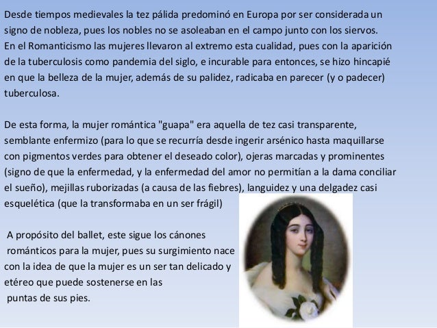 Canon de belleza del romanticismo