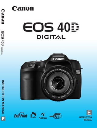 Canon EOS 40D Digital SLR Camera (incl. EF-S 17-85mm f/4-5.6 IS USM Lens  Kit)