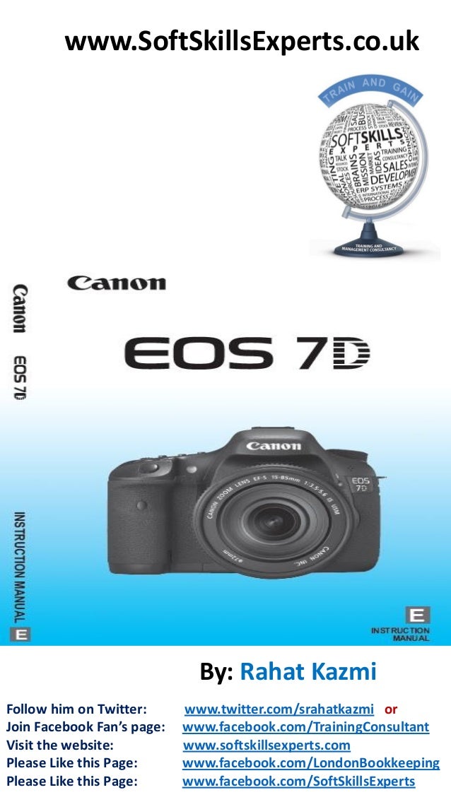 Canon EOS 7D Instructional Manual