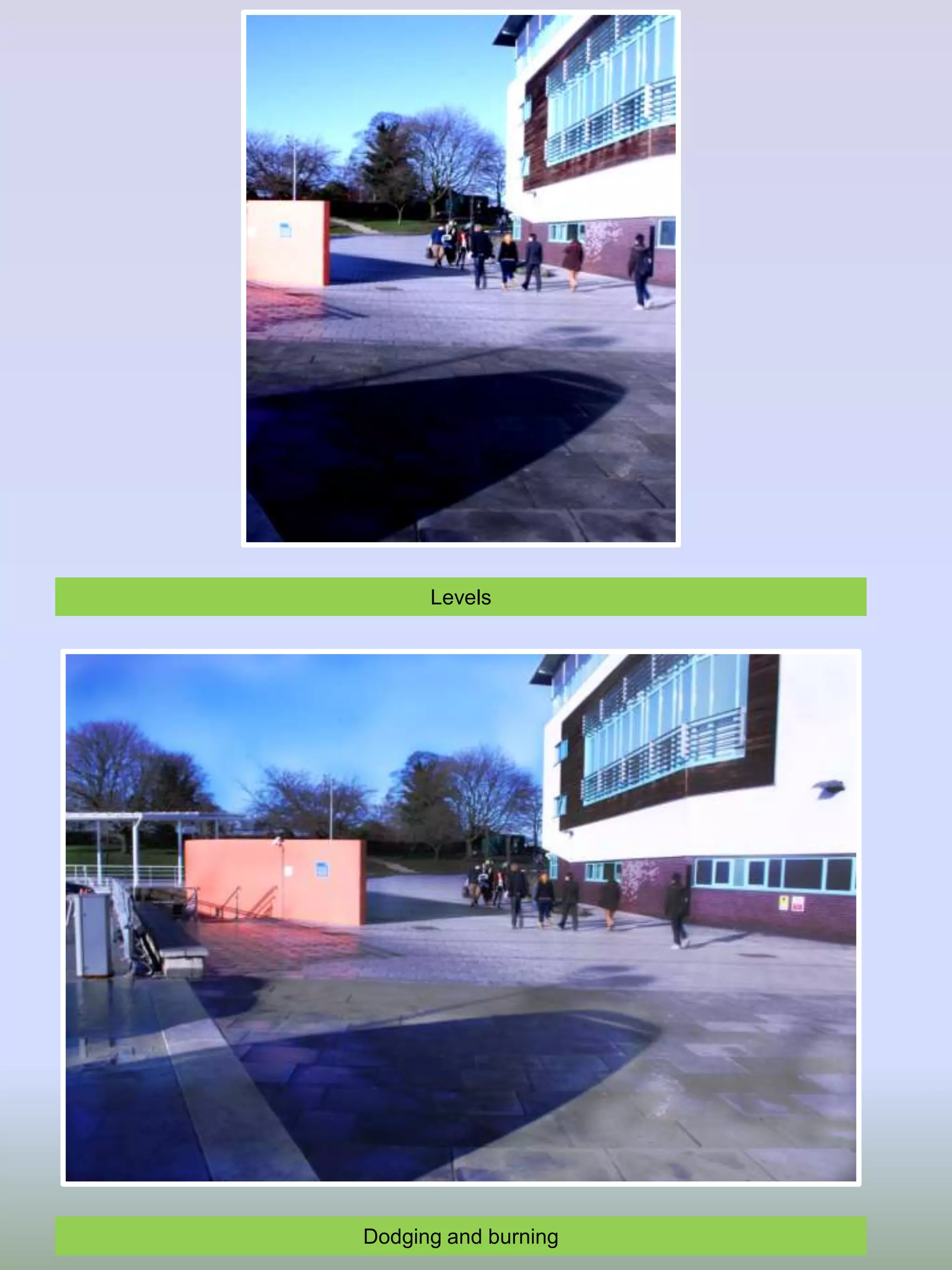 Levels

Dodging and burning

 