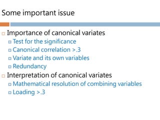 Canonical Math Canonical analysis | PPTX