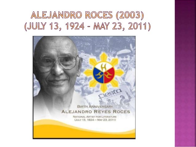 canonical philippine national artists in literature francisco arcellana literary works