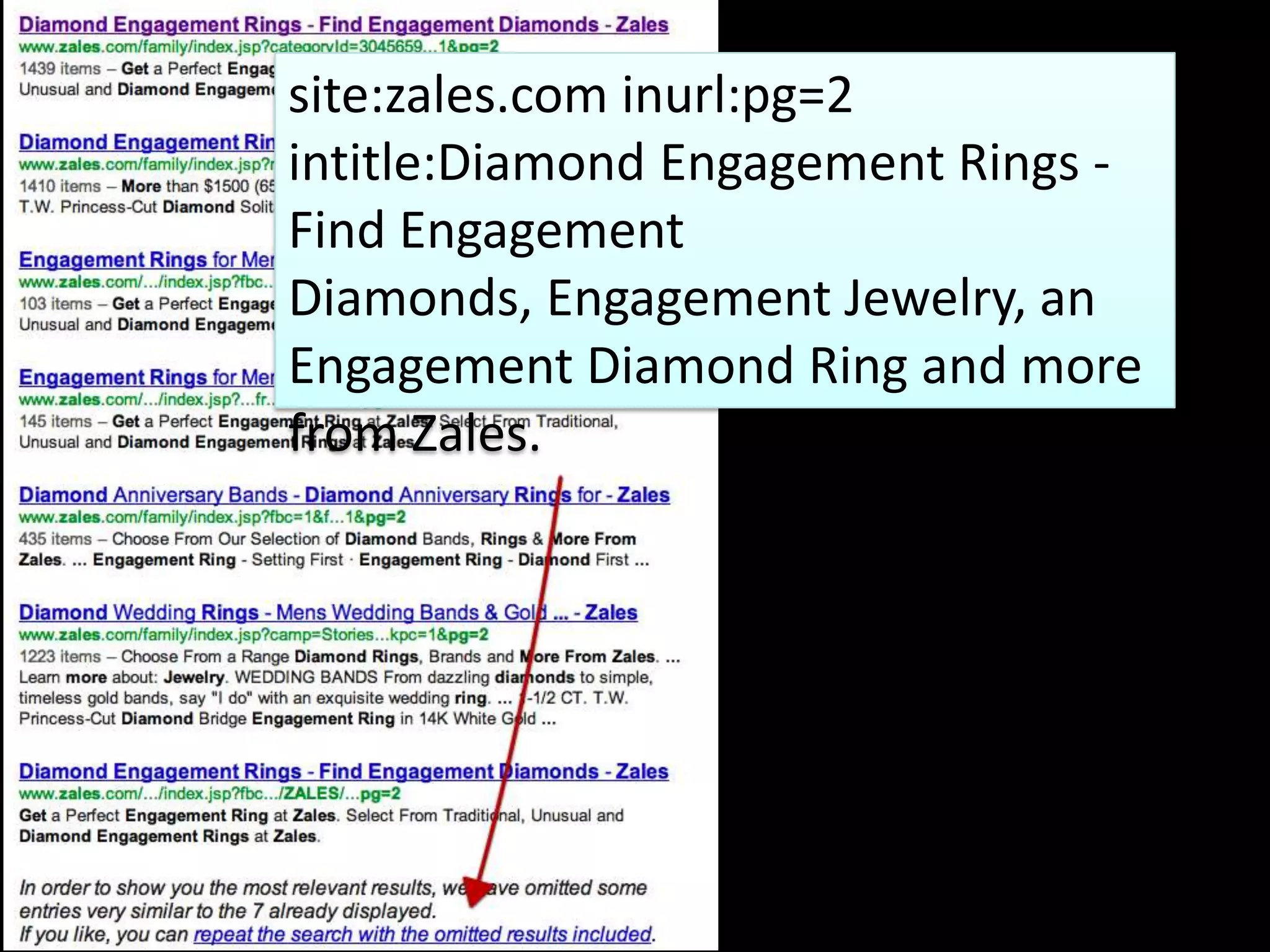 site:zales.com inurl:pg=2
intitle:Diamond Engagement Rings -
Find Engagement Diamonds,
Engagement Jewelry, an Engagement
Diamond Ring and more from Zales.
 