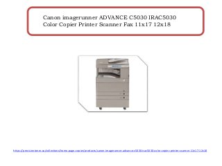 Canon Imagerunner ADVANCE C5030 IRAC5030