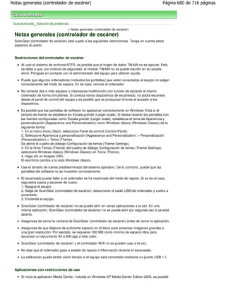 Canon mp270 mp250 series es