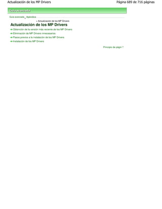 Canon mp270 mp250 series es