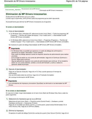 Canon mp270 mp250 series es