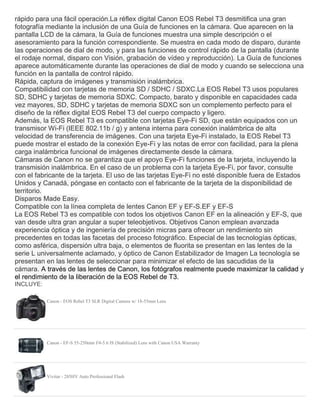 Canon Colombia eos rebel t3